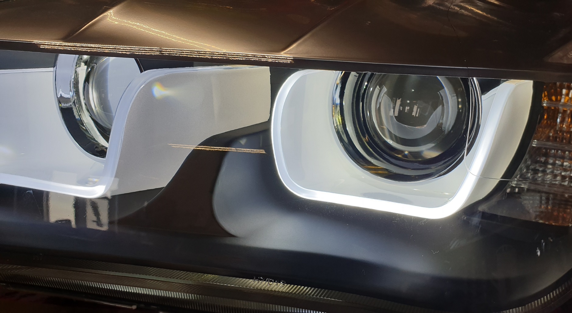 Halogen Scheinwerfer für BMW X1 E84 09-14 Lightbar Tagfahrlicht