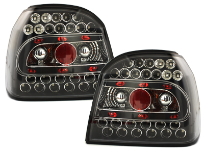 LED Rückleuchten für VW Golf 3 III 91-98 schwarz klar